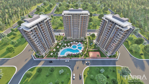 Relaxing Facilities from Mersin Apartments Near the Beach in Erdemli