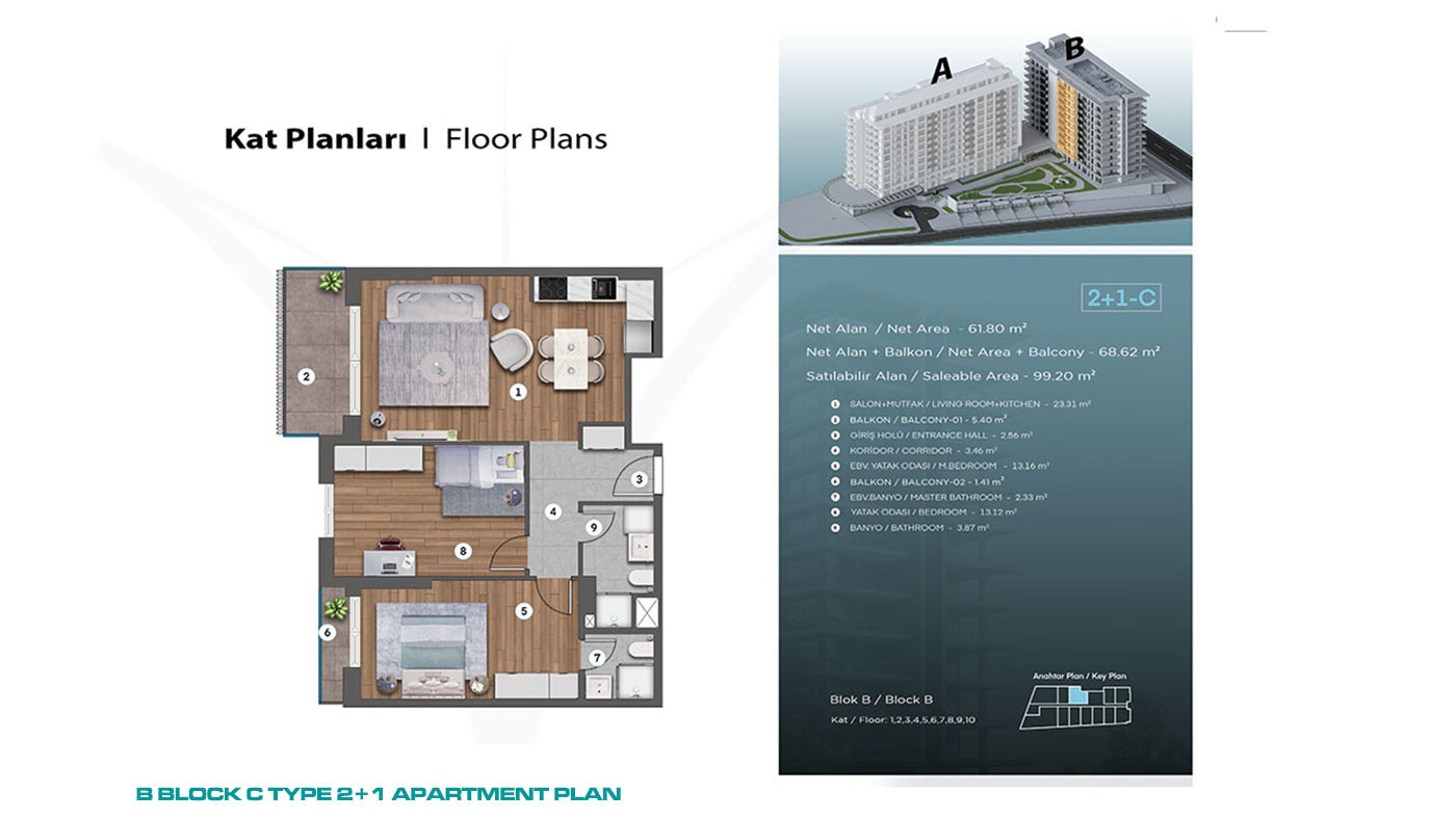 Family Concept Apartments For Comfortable Living in Bağcılar, İstanbul - 95708