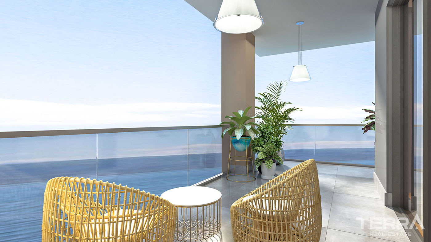 High-Rise Apartments with Sea and Nature Views in Mersin Erdemli - 95734