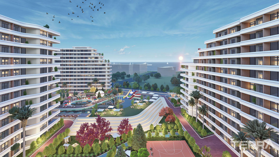 Apartments for Sale in Tömük Neighborhood, Erdemli, Mersin, Turkey