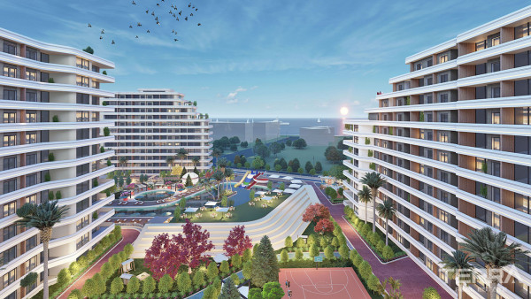 High-Rise Apartments with Sea and Nature Views in Mersin Erdemli