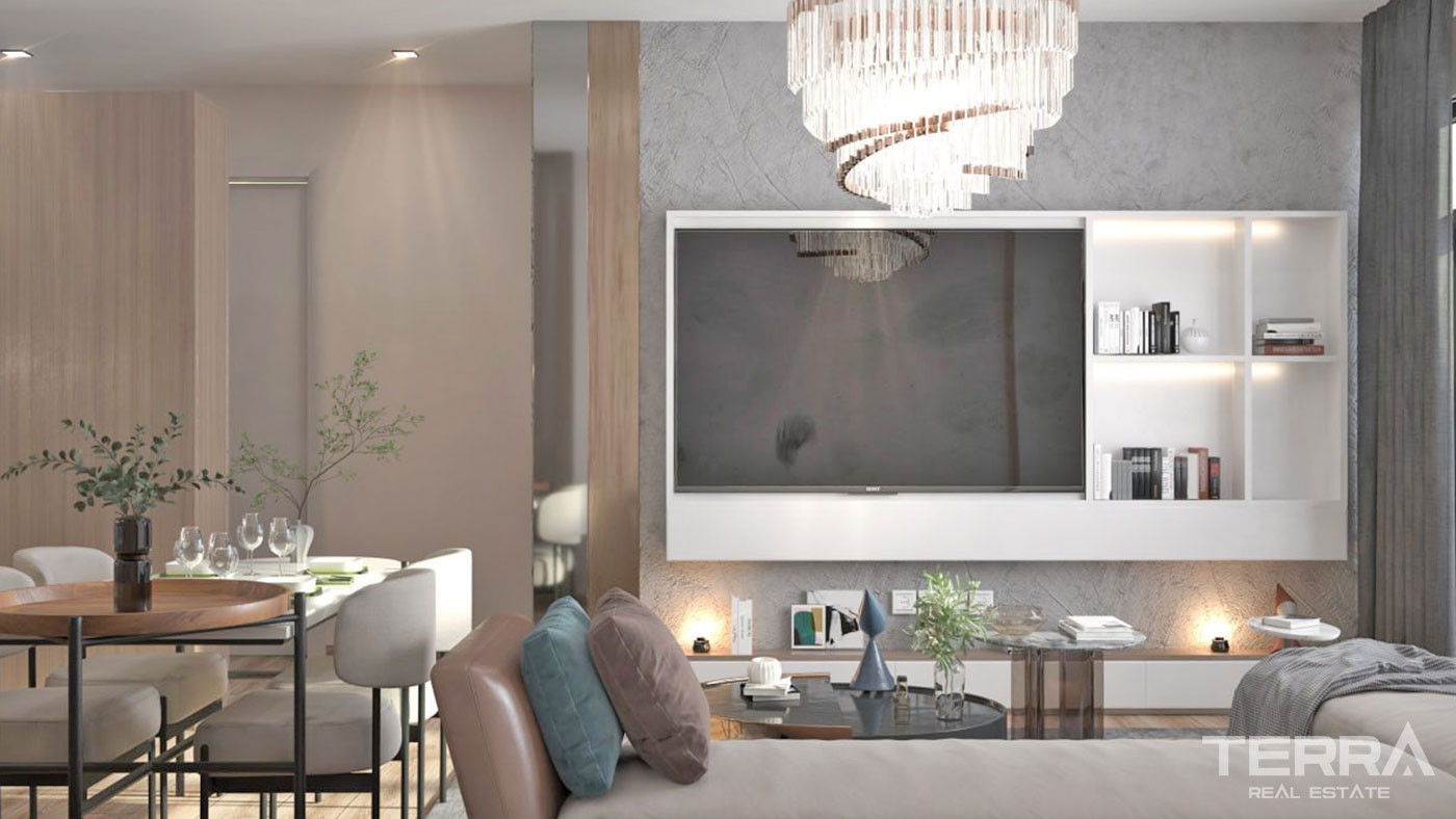 New Apartments in a Complex with an Aquapark in Erdemli, Mersin - 95754