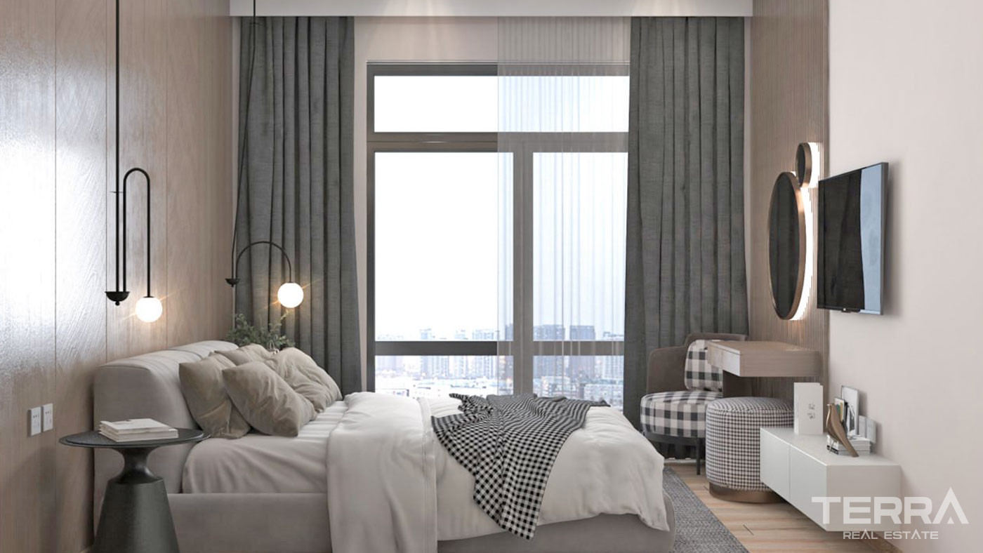 New Apartments in a Complex with an Aquapark in Erdemli, Mersin - 95756