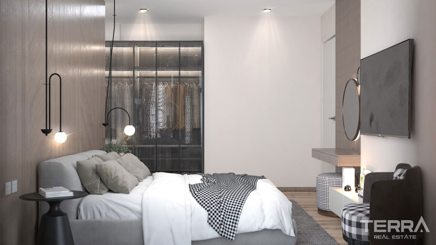 New Apartments in a Complex with an Aquapark in Erdemli, Mersin - 95760