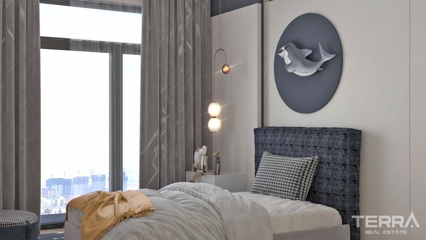 New Apartments in a Complex with an Aquapark in Erdemli, Mersin - 95765