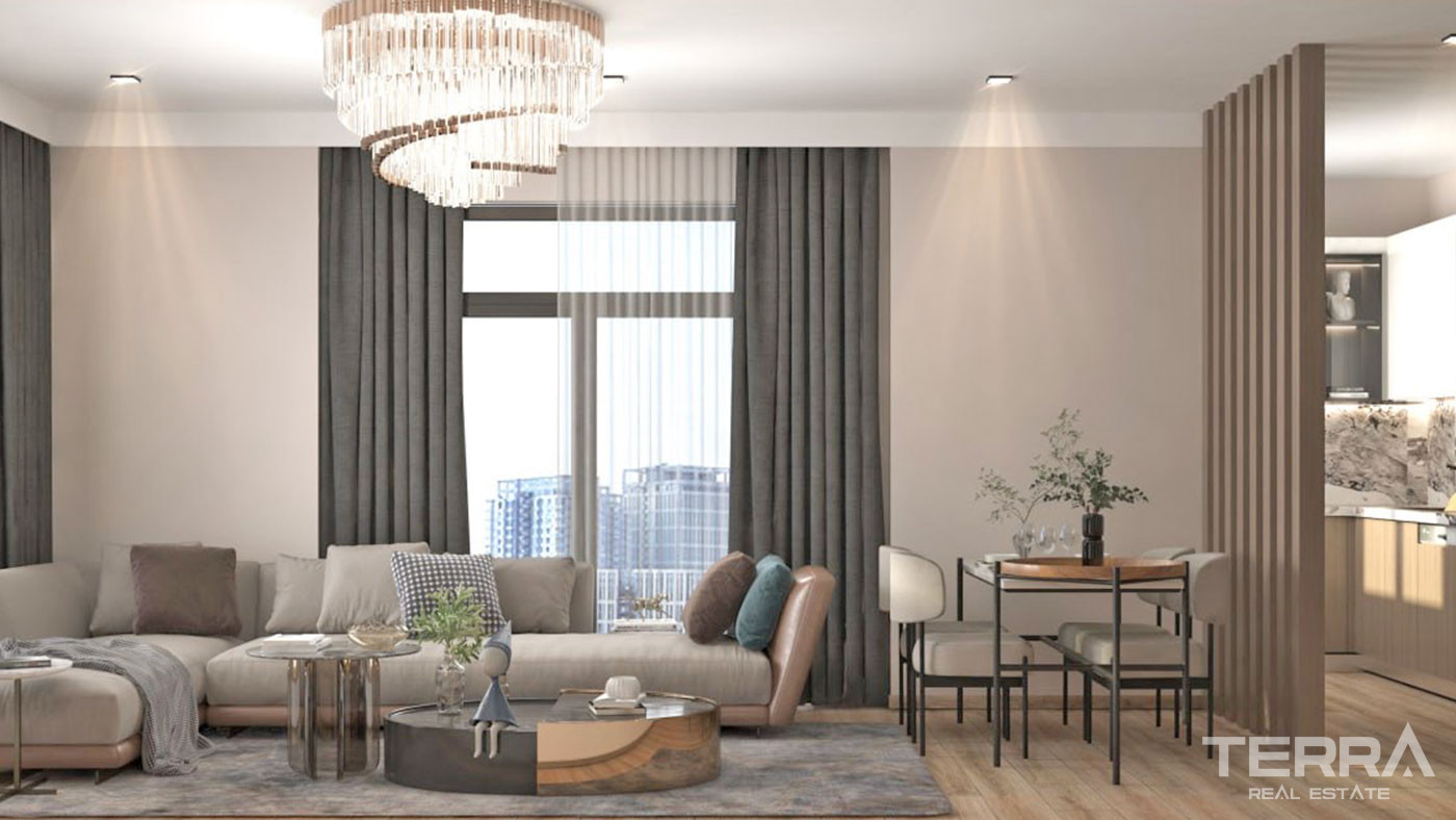 New Apartments in a Complex with an Aquapark in Erdemli, Mersin - 95768