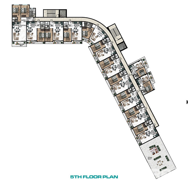 Ultra-Luxury Apartments in a Hotel Concept Complex in Altıntaş - 95799