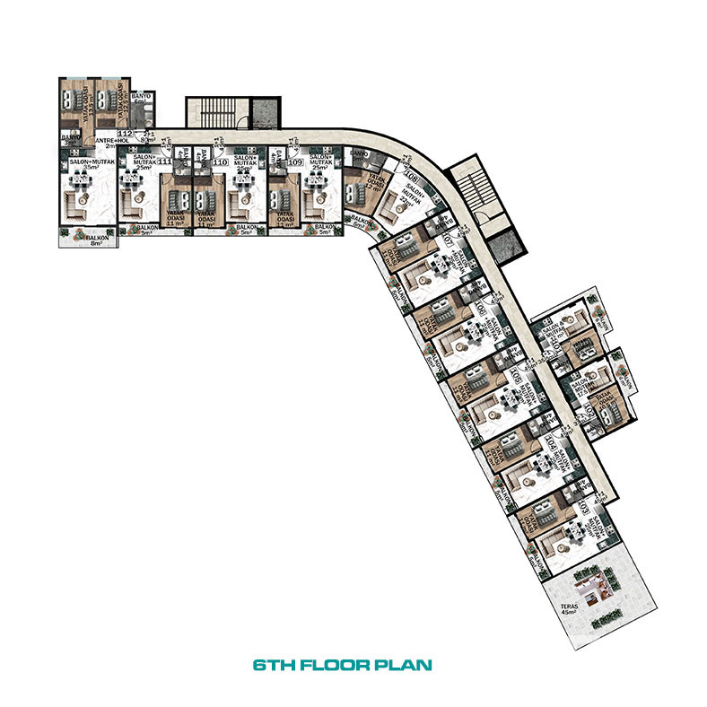 Ultra-Luxury Apartments in a Hotel Concept Complex in Altıntaş - 95800