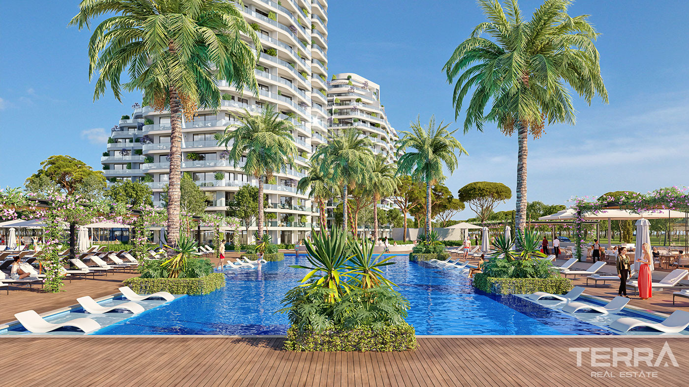 Seafront Flats with 5-Star Hotel Amenities in Lefke, North Cyprus - 95878