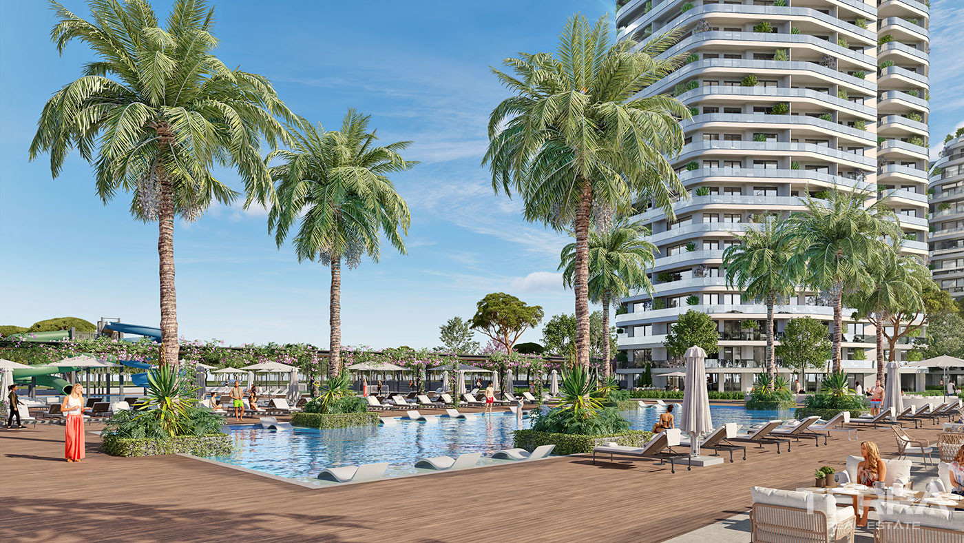 Seafront Flats with 5-Star Hotel Amenities in Lefke, North Cyprus - 95881
