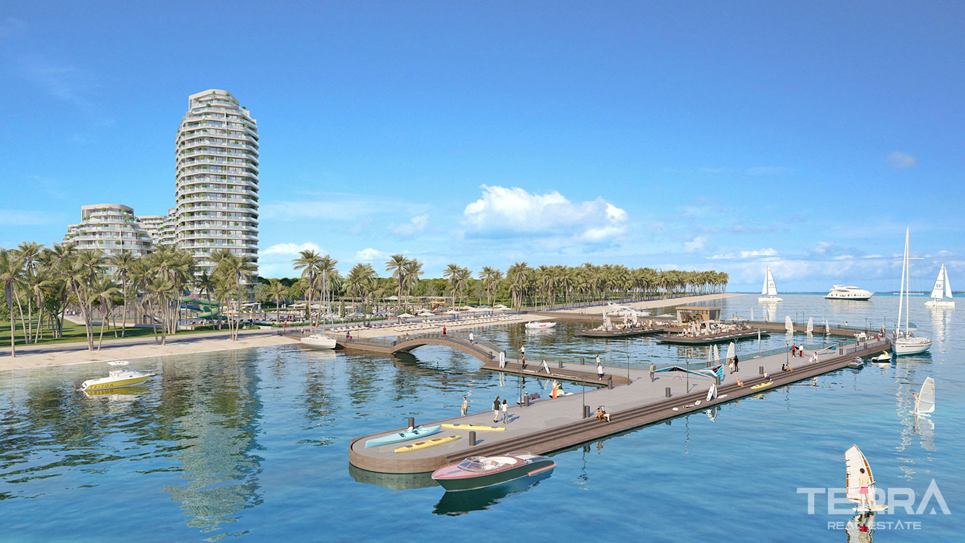 Seafront Flats with 5-Star Hotel Amenities in Lefke, North Cyprus - 95883