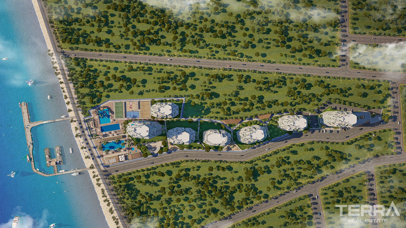Seafront Flats with 5-Star Hotel Amenities in Lefke, North Cyprus - 95885