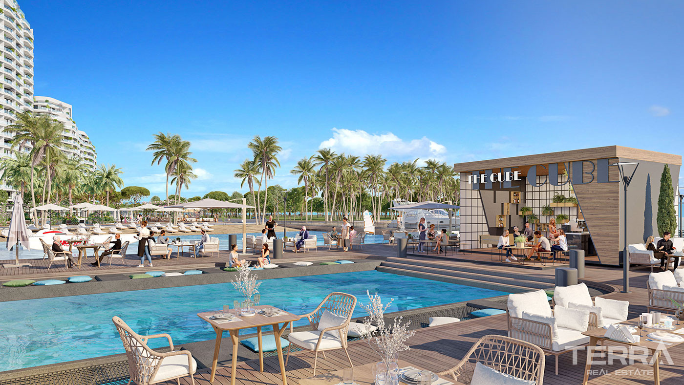 Seafront Flats with 5-Star Hotel Amenities in Lefke, North Cyprus - 95886