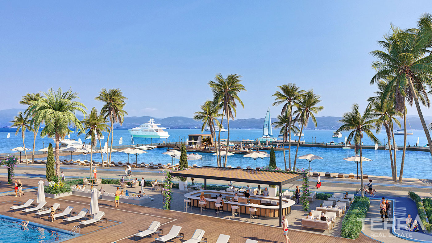 Seafront Flats with 5-Star Hotel Amenities in Lefke, North Cyprus - 95887