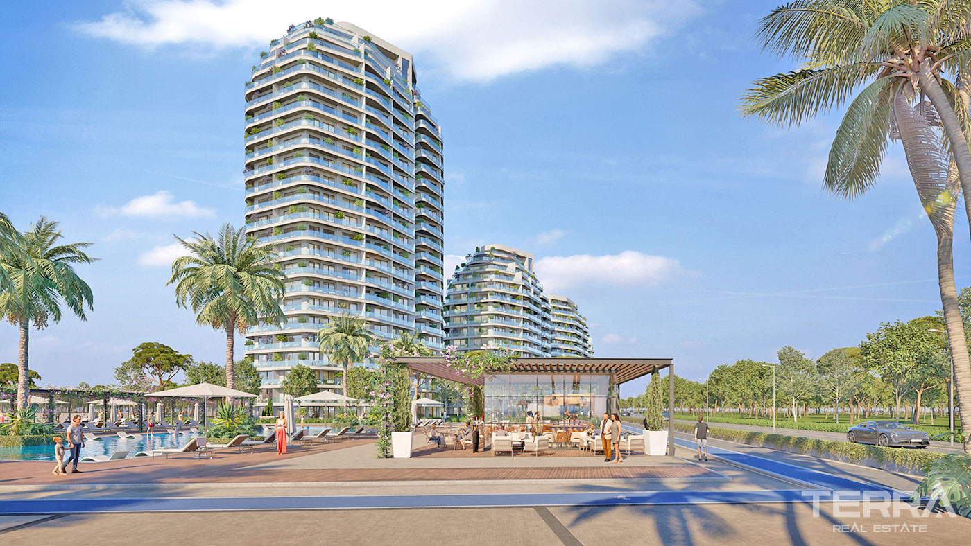Seafront Flats with 5-Star Hotel Amenities in Lefke, North Cyprus - 95891