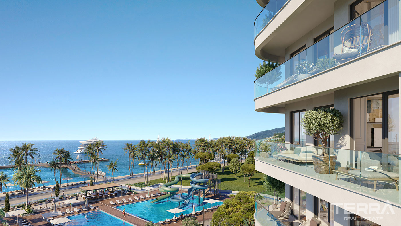 Seafront Flats with 5-Star Hotel Amenities in Lefke, North Cyprus - 95894