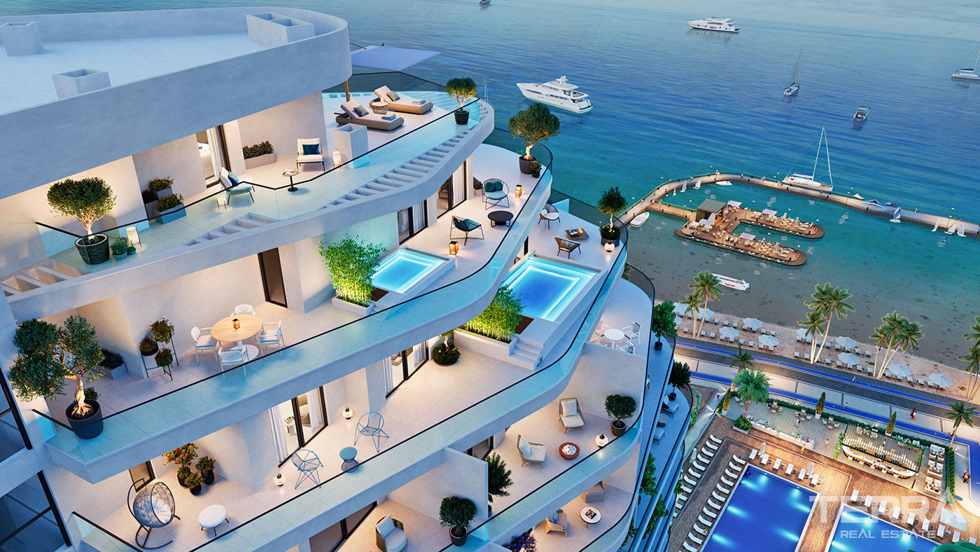 Seafront Flats with 5-Star Hotel Amenities in Lefke, North Cyprus - 95895