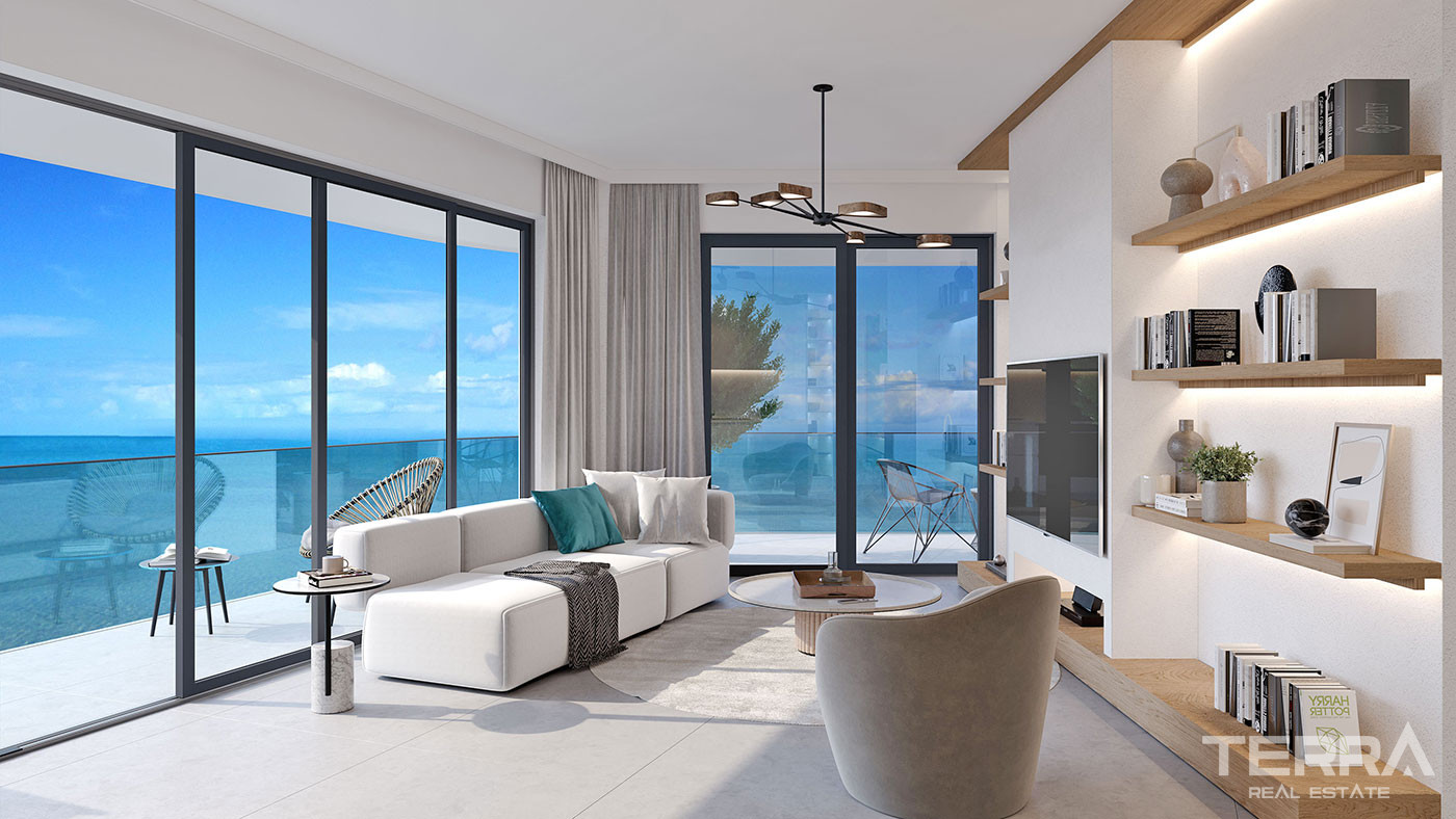Seafront Flats with 5-Star Hotel Amenities in Lefke, North Cyprus - 95904