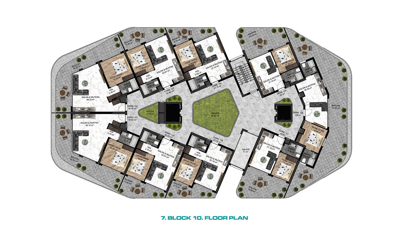 Seafront Flats with 5-Star Hotel Amenities in Lefke, North Cyprus - 95915