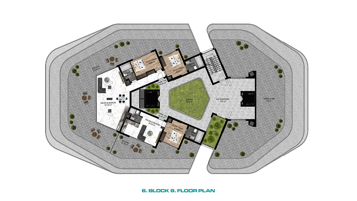 Seafront Flats with 5-Star Hotel Amenities in Lefke, North Cyprus - 95921