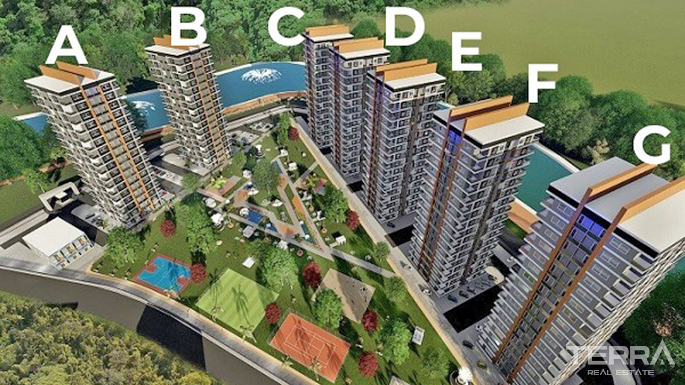 New-build 3-Bedroom Apartments for Sale in Mersin, Tarsus, Turkey - 95951