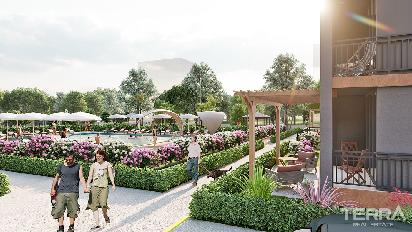 Spacious Flats with Comfortable Living Areas in Mersin, Mezitli - 95980