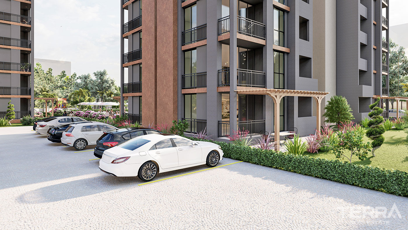 Spacious Flats with Comfortable Living Areas in Mersin, Mezitli - 95981