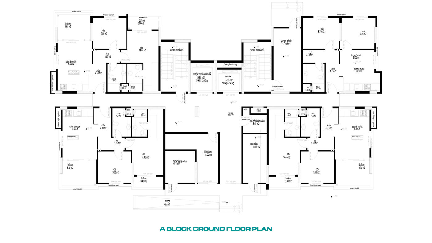 Spacious Flats with Comfortable Living Areas in Mersin, Mezitli - 95984