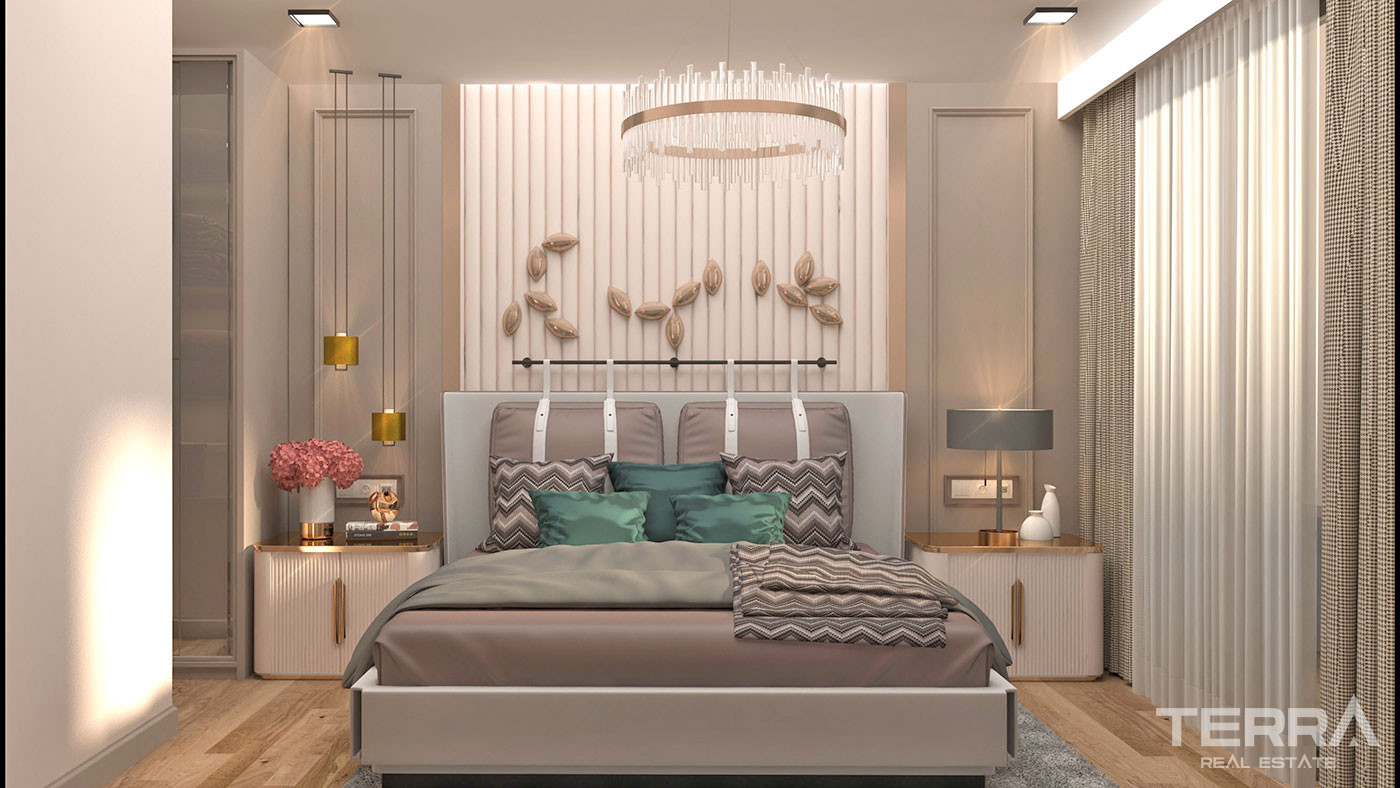 Spacious Flats with Comfortable Living Areas in Mersin, Mezitli - 95989