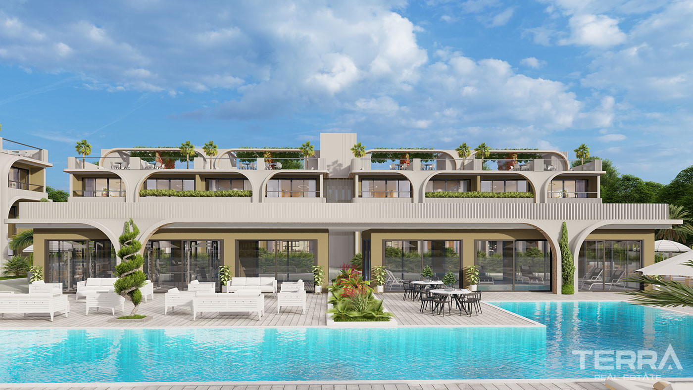 Apartments in a Hotel Concept Complex in Serene Bahçeli, Kyrenia - 95994