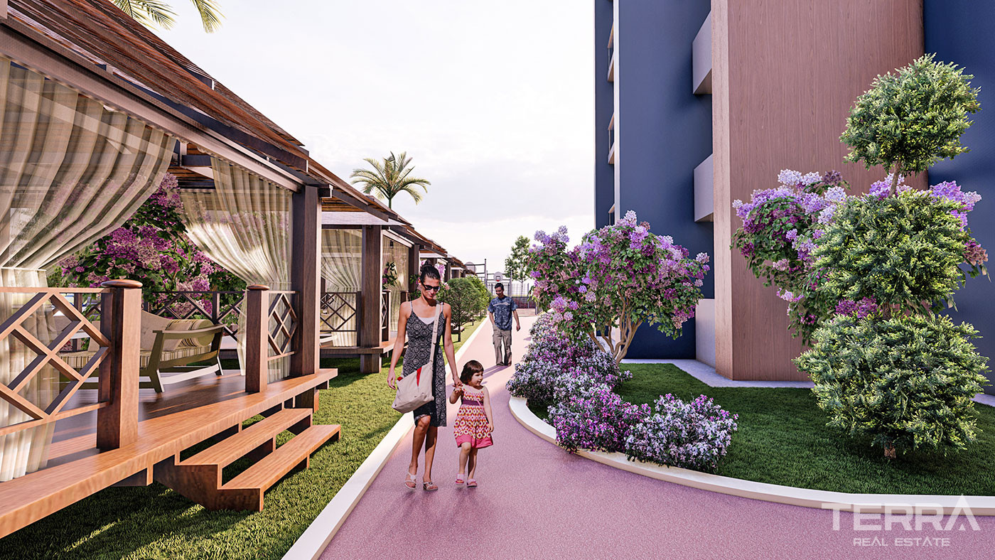 Spacious 2+1 Apartments in a Resort Area of Tömük, Erdemli, Mersin - 96055