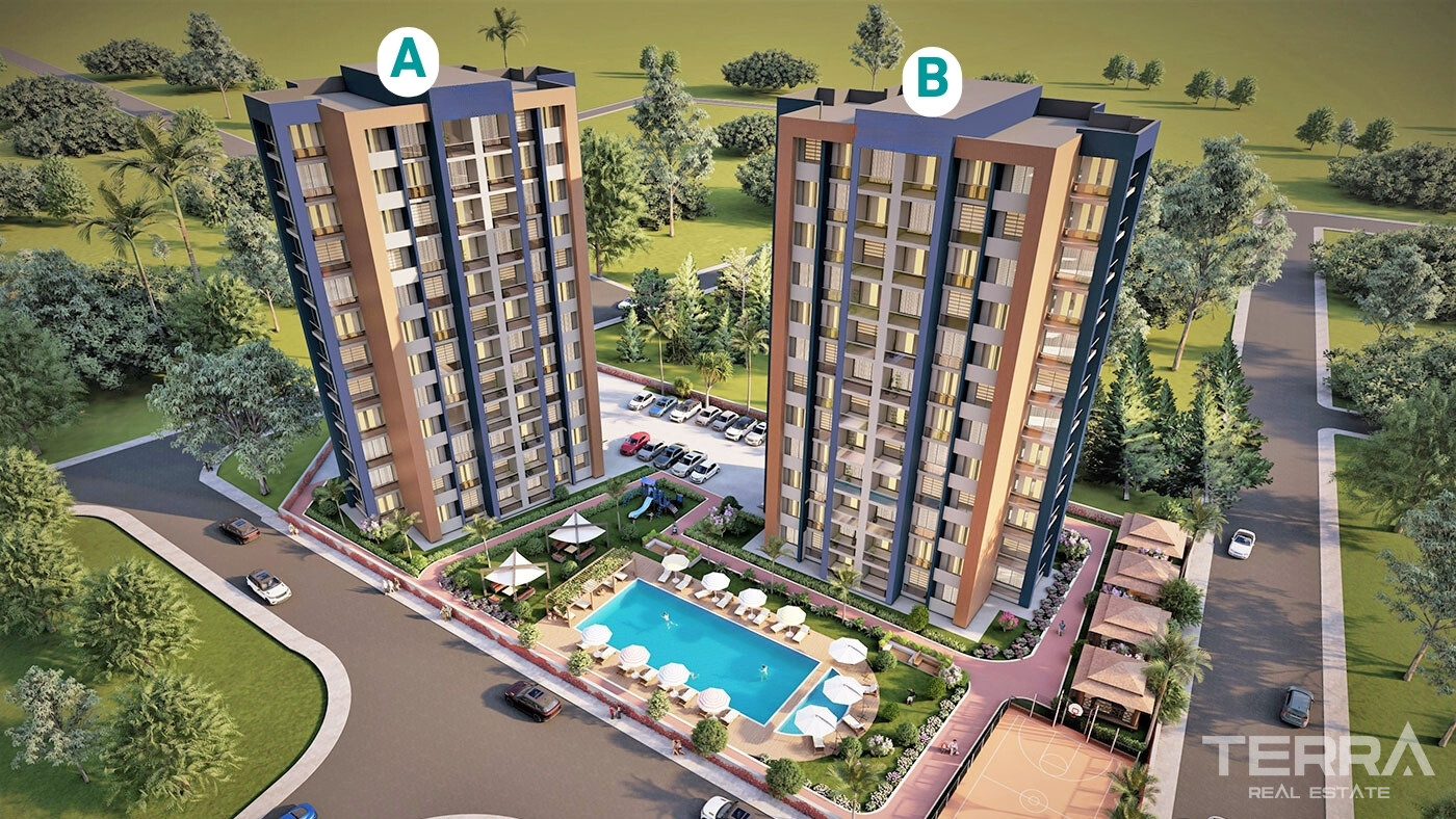 Spacious 2+1 Apartments in a Resort Area of Tömük, Erdemli, Mersin - 96056