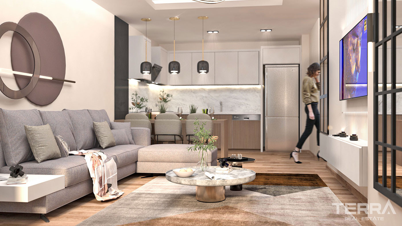 Spacious 2+1 Apartments in a Resort Area of Tömük, Erdemli, Mersin - 96059