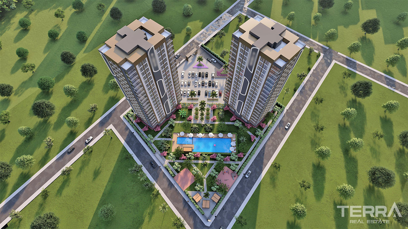 Stylish 5+1 Apartments Close to the Sea and Amenities in Mersin - 96071