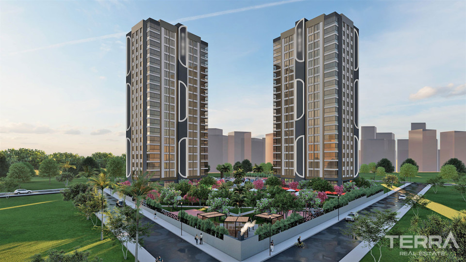 Stylish 5+1 Apartments Close to the Sea and Amenities in Mersin