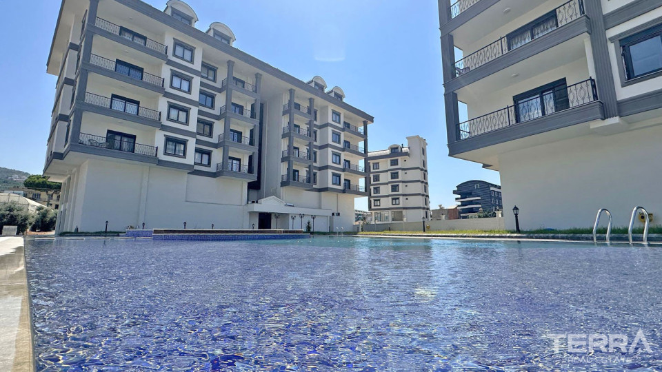 Brand New 2 Bedroom Apartment in Lord's Residence, Kargıcak, Alanya