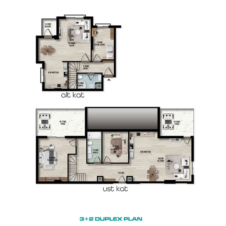 Apartments for Sale Near Konyaaltı Beach in Liman, Antalya, Turkey - 96529