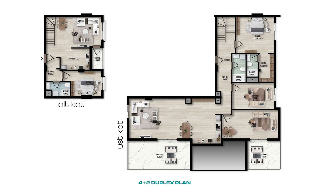 Apartments for Sale Near Konyaaltı Beach in Liman, Antalya, Turkey - 96533