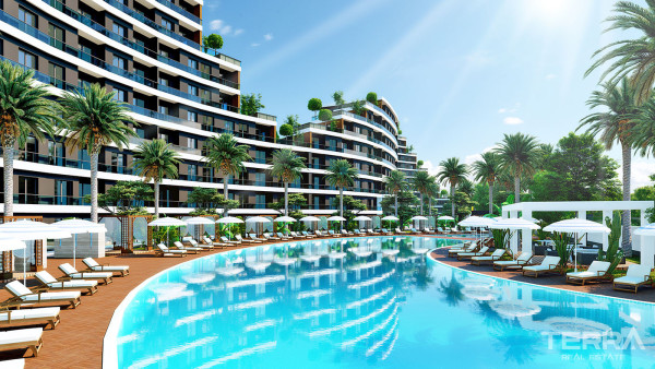 South-Facing Apartments with Luxurious Interiors in Altıntaş, Antalya