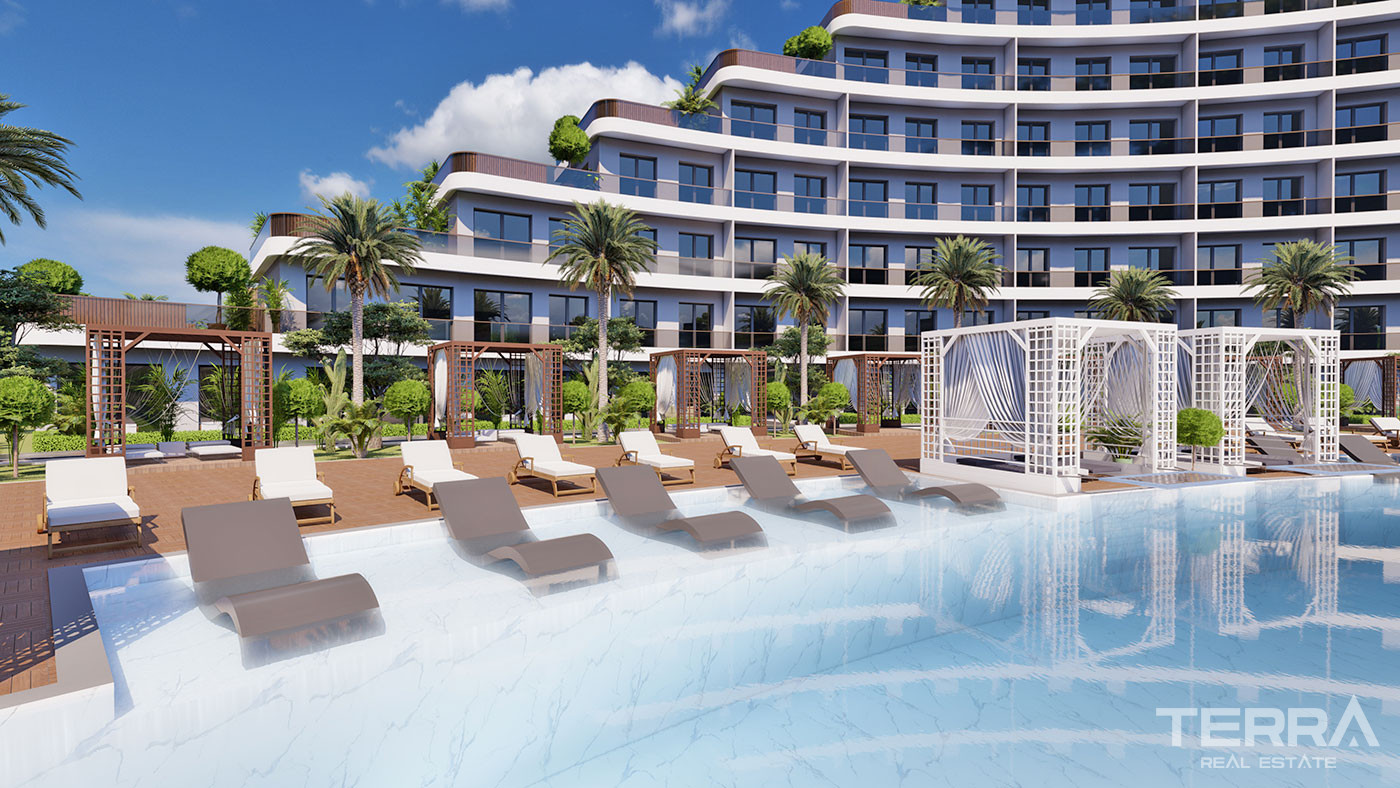 Luxurious Apartments with Indoor and Outdoor Pool in Antalya - 96582
