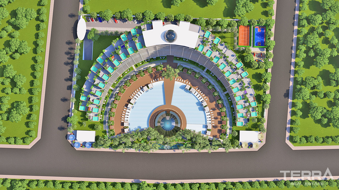 Luxurious Apartments with Indoor and Outdoor Pool in Antalya - 96584