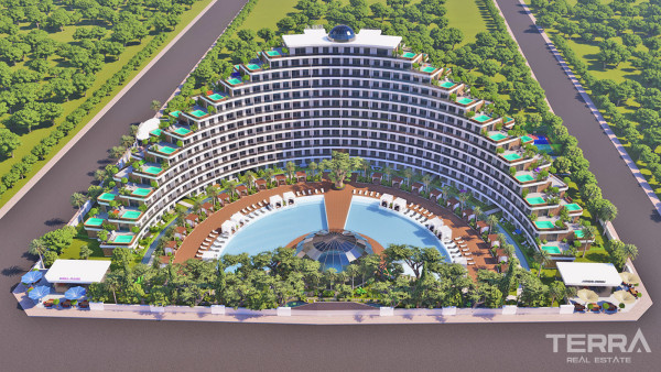 Luxurious Apartments with Indoor and Outdoor Pool in Antalya