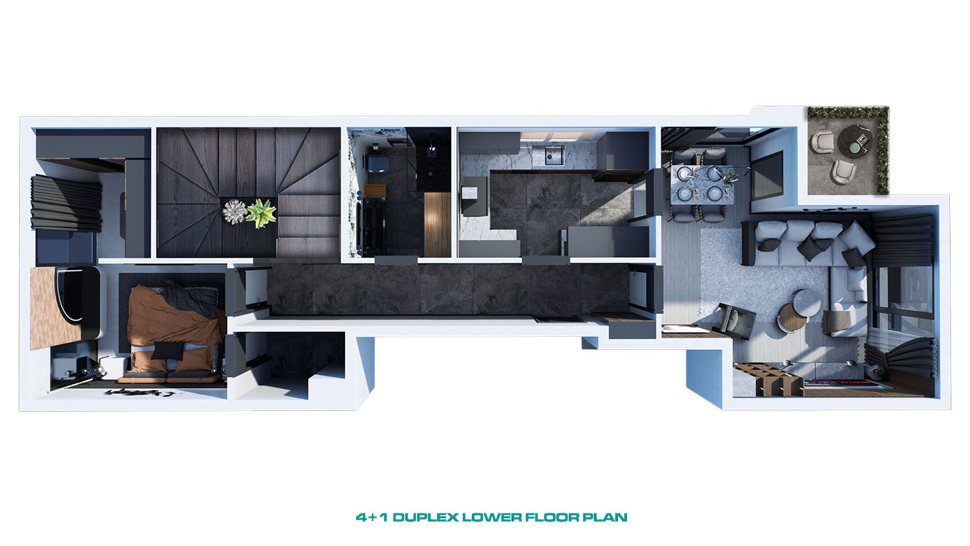 Well-Located Apartments with Smart Home System in Antalya Center - 96668