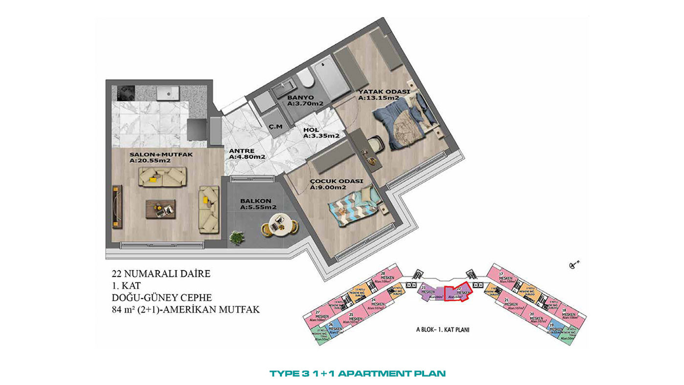 Elegant and Comfortable Ready-to-Move Apartments in Altıntaş, Antalya - 96743