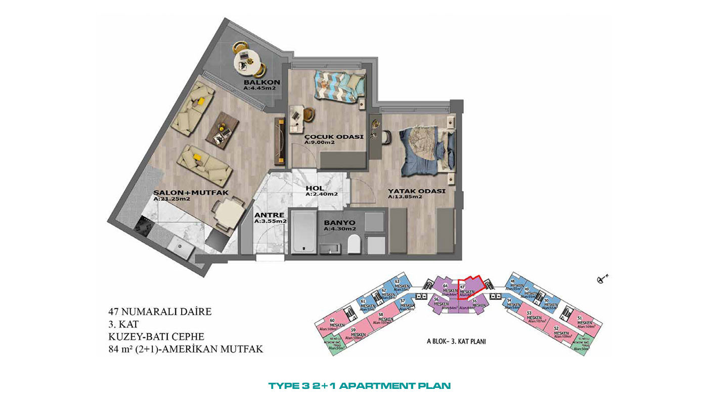 Elegant and Comfortable Ready-to-Move Apartments in Altıntaş, Antalya - 96745