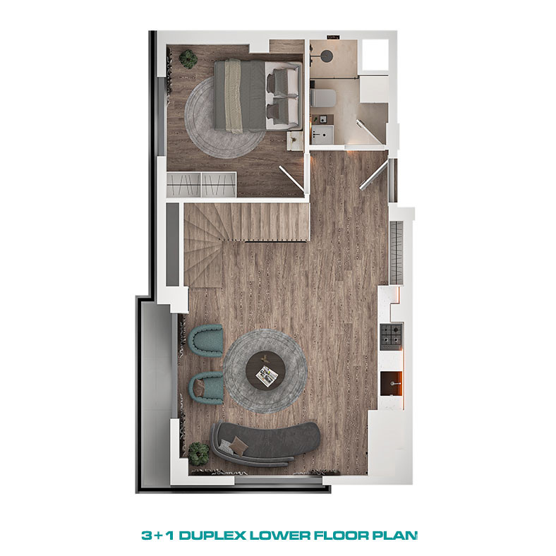 Smart Flats Available in Various Layouts in the Heart of Antalya - 96828