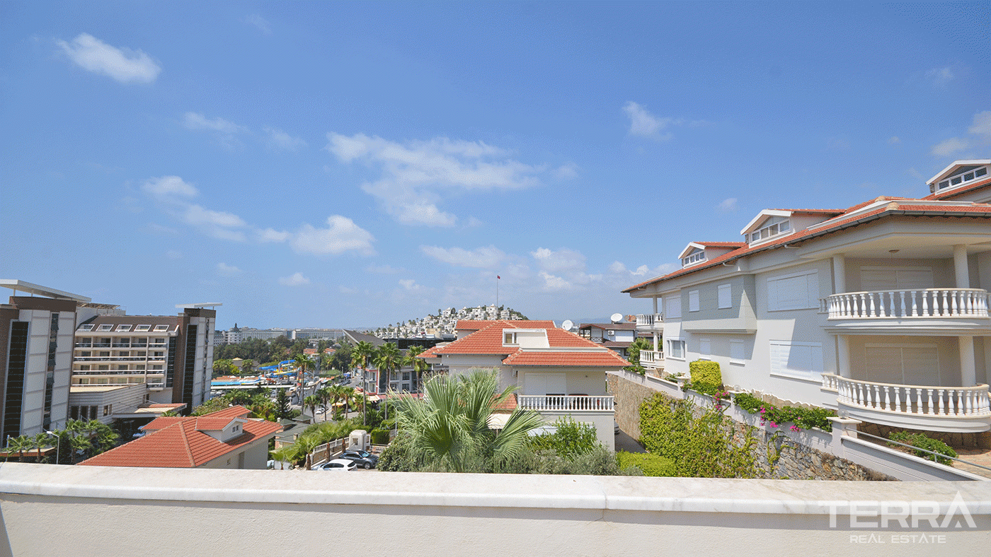 Lejlighed med havudsigt til salg i Alanya, Konaklı, Tyrkiet - 96844