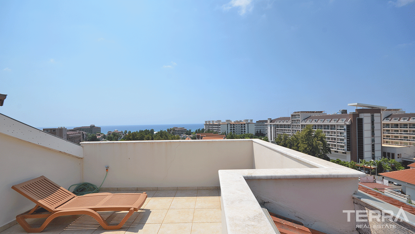 Lejlighed med havudsigt til salg i Alanya, Konaklı, Tyrkiet - 96845