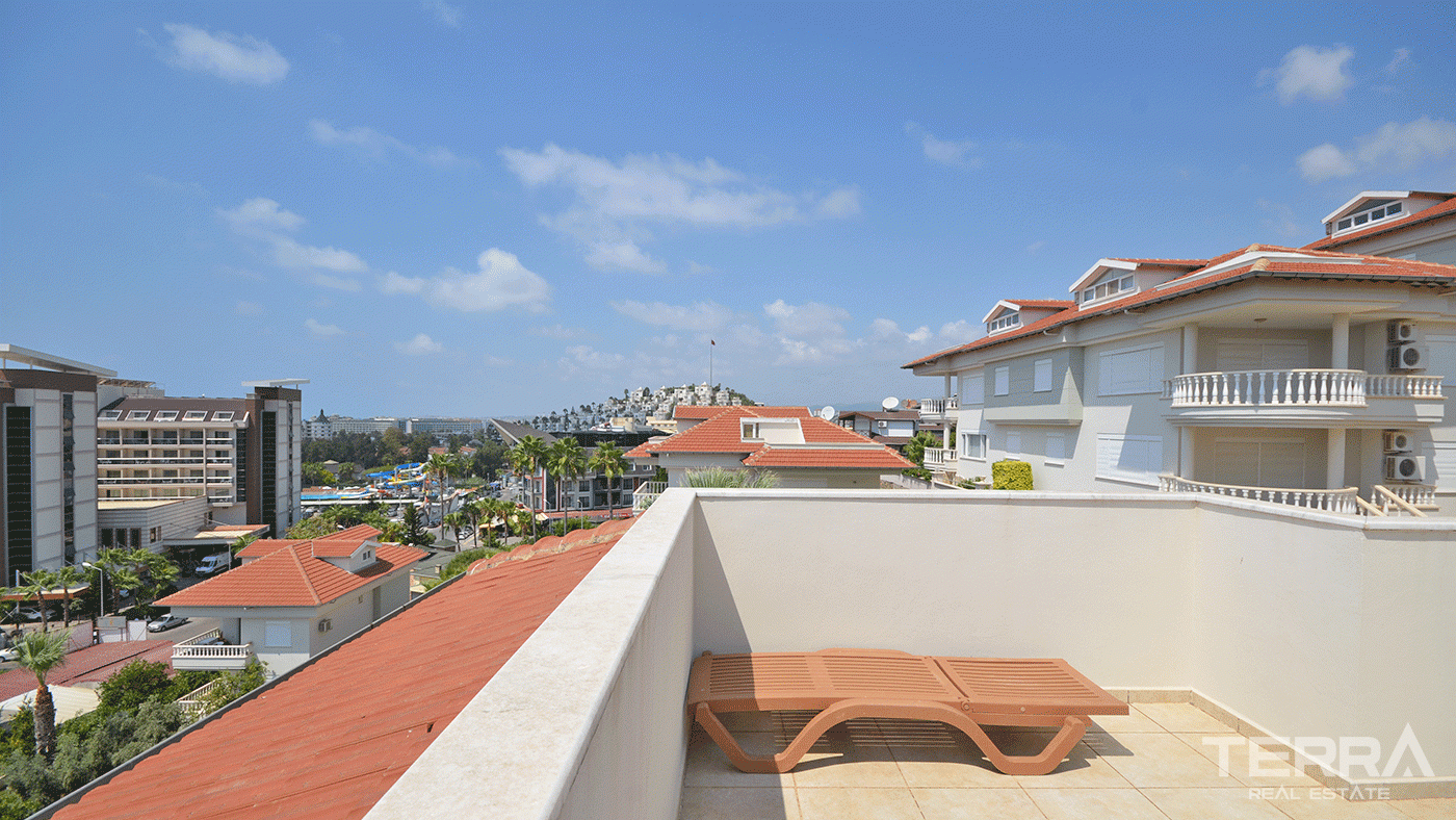 Lejlighed med havudsigt til salg i Alanya, Konaklı, Tyrkiet - 96846