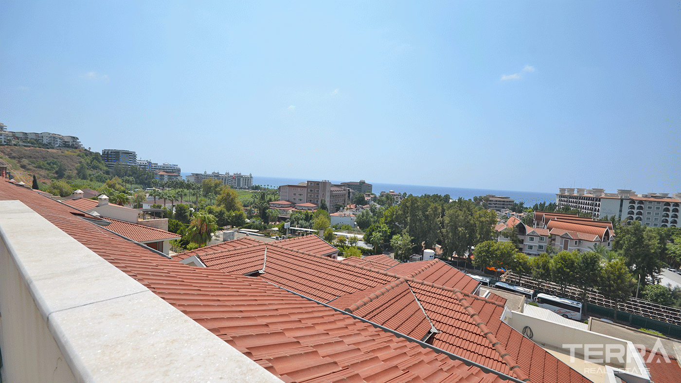Lejlighed med havudsigt til salg i Alanya, Konaklı, Tyrkiet - 96847
